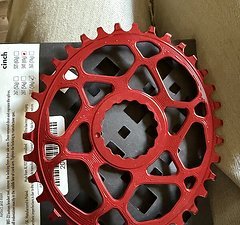 Absolute Black oval direct mount n/w chainring