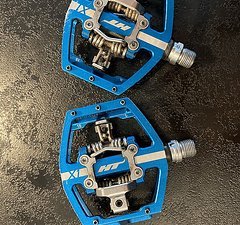 HT Components X1 blau Klickpedale