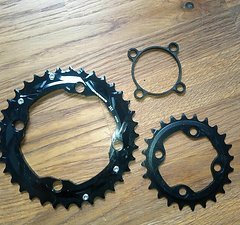 Race Face Turbine Kettenblätter 36/24 LK 104 64