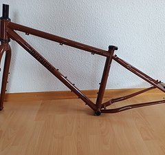 Brother Cycles Big Bro Rahmenset Woodland Brown small 16"