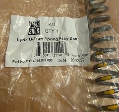 RockShox Lyrik U-Turn Feder gelb (Weich, 63 bis 72 kg) soft 11.4015.097.000