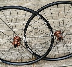 Panchowheels (new) Vibe 29" BRONZE custom enduro handbuildt wheelset, NEU!!