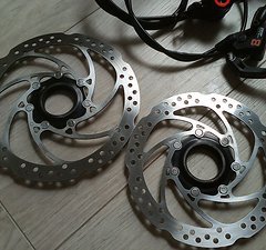 Magura MT8 Scheibenbremsen Set mit Bremsscheiben VR/HR