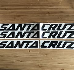 Santa Cruz Bicycles Rahmenaufkleber für Unterrohr