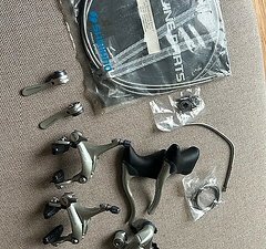 Shimano 105, vintage, original verpackt, bremse und schaltung komplett