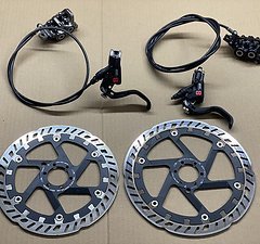 Magura Mt7 Bremsen Set inkl. 220/200mm MDRP Scheiben MT8 Hebel