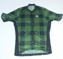 Alé Trikot Gr. L grün-schwarz kariert - Super Qualität!