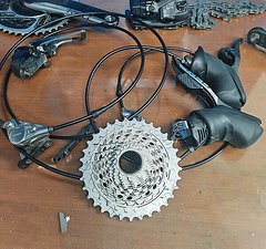 SRAM RED Komplettgruppe Powermeter 1000km axs