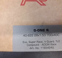 Schwalbe G-One R Evo Super Race 28" TLE Addix Race Faltreifen 40mm 2 Stück NEU