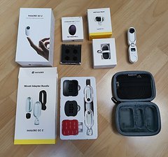 Insta360 go 2 Kamera + ND Filter Set + USB Power Mount + Mount Adapter Bundle