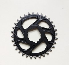 SRAM X01 Eagle Kettenblatt 12-fach 3 mm Offset BOOST lunar-grau 32 Zähne
