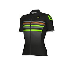 Alé Maglia Mc SS Jersey Trikot Men Blk Fluo Green M Neu