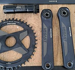 Rotor Vegast 172,5 incl Achse/welle und Kettenblatt 42t