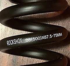 RockShox Feder 500 x 67,5-75 Neu