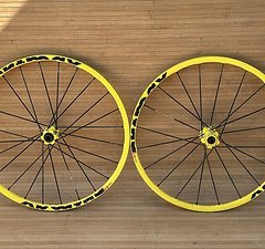 Mavic Crossmax Ultimate Gelb 12x135 110x20 20x110 Laufradsatz Neuwertig