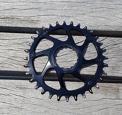 Cruel Components Kettenblatt Race Face Cinch 4mm Offset 32 Zähne WIE NEU