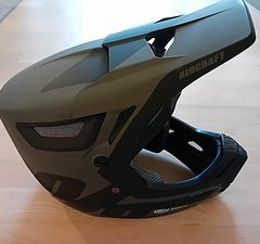 100% Aircraft Fullface DH Downhill Helmet Composite schwarz Helm NEU