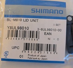 Shimano Saint M810 Dichtung mit Deckel