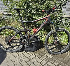 Cube Stereo 160 mm HPC Carbon 22" XL Enduro/Mountainbike nur 12kg