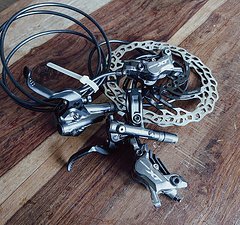 Shimano XT BR-M8120 Set (4-Kolben) incl. GALFER Scheiben