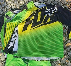 Fox Trikot/Hosen Set aus 2x langarm 360 Air + Hose Lang Gr. L/34