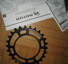 Rotor Q-Ring Q26t BCD80x4 Sram black!NEU in OVP