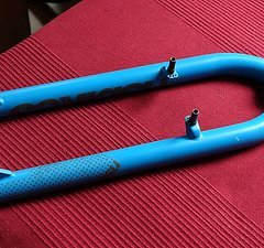 NS Bikes 26" Stahl Starrgabel MTB BMX Cruiser 430mm EBH blau steel starr Gabel