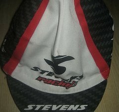 Stevens Rennmütze schwarz/weiß Rennrad Cap! NEU!