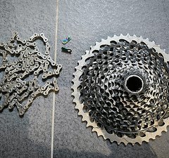 SRAM X01 Kassette 10-50 XG1295 mit X01 Kette 12 fach