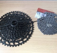 SRAM PG 1210 (wie 1230) Eagle Kassette 11-50 inkl. NX Eagle Kette