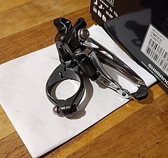Shimano XT 11x2 fach FD-M8020-L low clamp, side swing, front pull