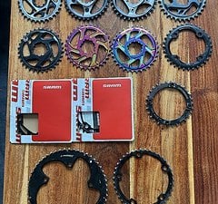 SRAM XX SL Eagle, XX1, Praxis, S-Works, Kettenblätter Divers