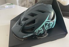 Troy Lee Designs Troy Lee A1 MIPS Dark Grey / Aqua XS Helm Enduro