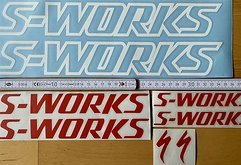 Specialized S WORKS DECALS Aufkleber, Rahmenaufkleber, Rahmendecals Frame