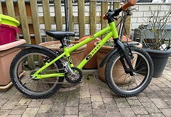 Kubike Kinderrad 16" 16", grün, 2 gang Automatik Schaltung