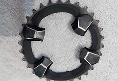 Shimano XTR 9020/9000 Kettenblattbefestigung modifiziert