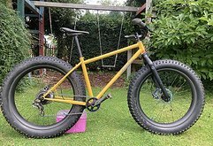 Edelbikes Stahl Fatbike mit Salsa Carbon Gabel