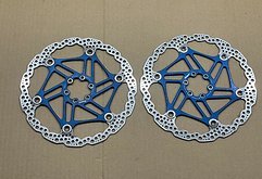 Hope Tech floating Discs Blau 203mm Set VR HR