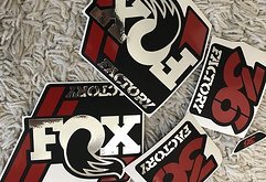 Stickerworkshop Fox 36 Factory Decal Set - Rot/Chrome