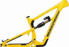 Nukeproof Mega 275 Carbon Rahmen - ohne Dämpfer - yellow - Größe XXL