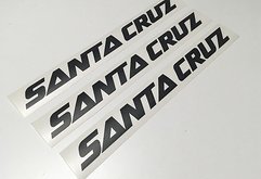 Santa Cruz NOMAD V4 BRONSON MEGATOWER HIGHTOWER HECKLER DECALS AUFKLEBER STICKER HOCHLEISTUNGFOLIE SCHWARZ MATT