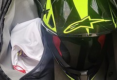 Fullface Helm Neu Alpinstar Missile carbon hr. 57