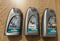 Motorex Fork Oil Gabelöl 5W und 15W Rockshox, Fox