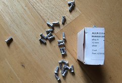 DT Swiss Alunippel 12mm x 2mm silber 72 Stk
