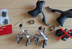 Shimano Ultegra 6600 2x10 Schalthebel und Bremsen
