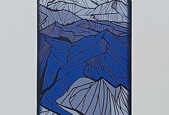 Leni Art Gabelsticker Rahmenschutzfolie BLAUE BERGE