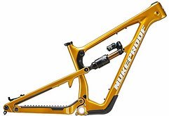 Nukeproof Mega 297 Carbon Rahmen - ohne Dämpfer - turmeric yellow - Größe M