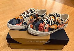 Dvs Girls Skateschuhe Sneaker Aversa Tan/Blau 36 NEU floral
