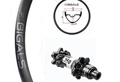Big AirFlow MTB Carbon Laufradsatz 29er W-35MM DTSWISS 350 ab 1198 GRS
