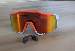 100% Speedcraft orange / weiß / hiper lens